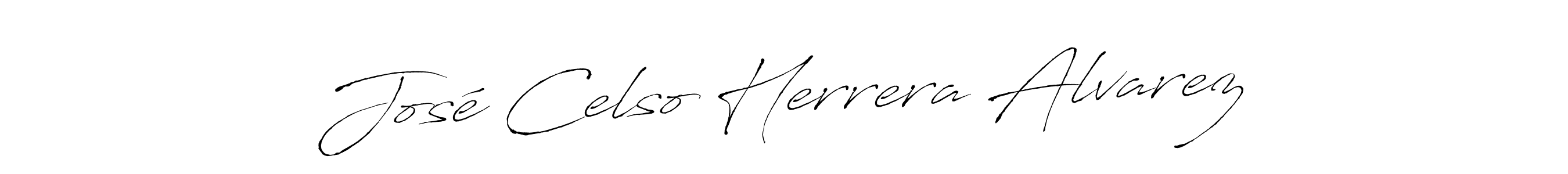 José Celso Herrera Alvarez stylish signature style. Best Handwritten Sign (Antro_Vectra) for my name. Handwritten Signature Collection Ideas for my name José Celso Herrera Alvarez. José Celso Herrera Alvarez signature style 6 images and pictures png