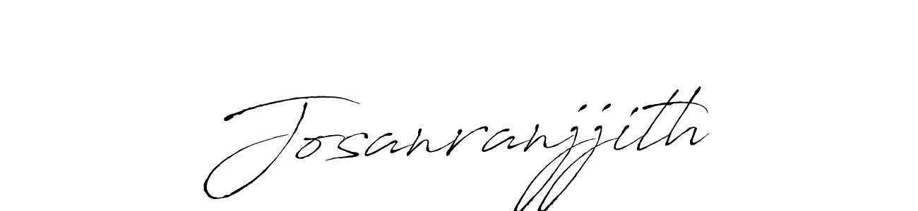 How to make Josanranjjith signature? Antro_Vectra is a professional autograph style. Create handwritten signature for Josanranjjith name. Josanranjjith signature style 6 images and pictures png