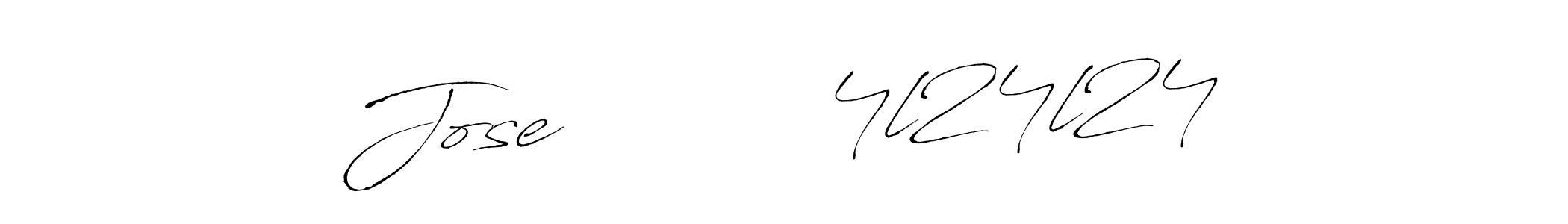 Make a beautiful signature design for name Jose          4l24l24. Use this online signature maker to create a handwritten signature for free. Jose          4l24l24 signature style 6 images and pictures png