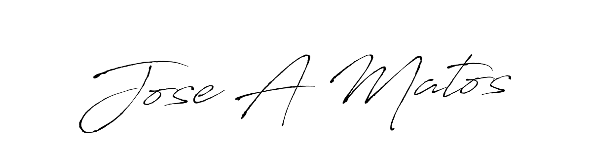 The best way (Antro_Vectra) to make a short signature is to pick only two or three words in your name. The name Jose A Matos include a total of six letters. For converting this name. Jose A Matos signature style 6 images and pictures png