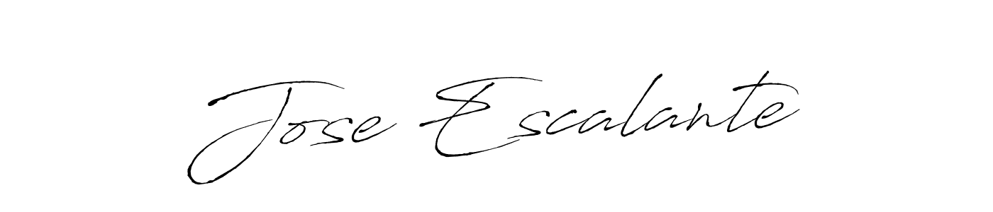 You should practise on your own different ways (Antro_Vectra) to write your name (Jose Escalante) in signature. don't let someone else do it for you. Jose Escalante signature style 6 images and pictures png