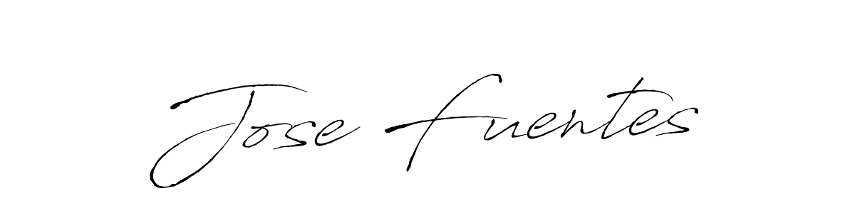 Design your own signature with our free online signature maker. With this signature software, you can create a handwritten (Antro_Vectra) signature for name Jose Fuentes. Jose Fuentes signature style 6 images and pictures png