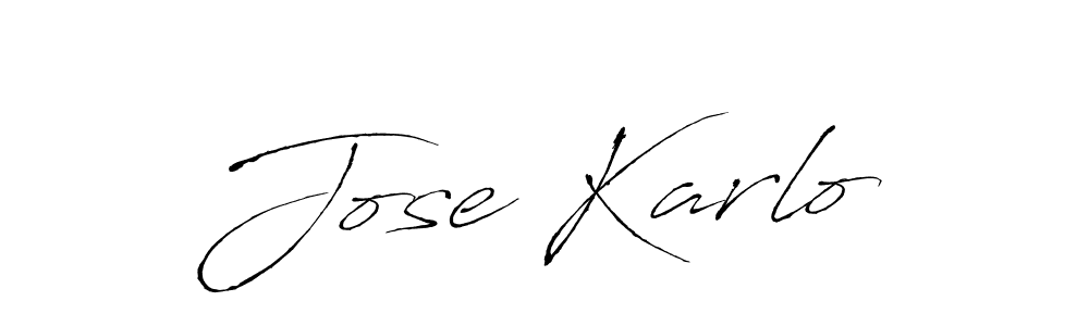 Also we have Jose Karlo name is the best signature style. Create professional handwritten signature collection using Antro_Vectra autograph style. Jose Karlo signature style 6 images and pictures png