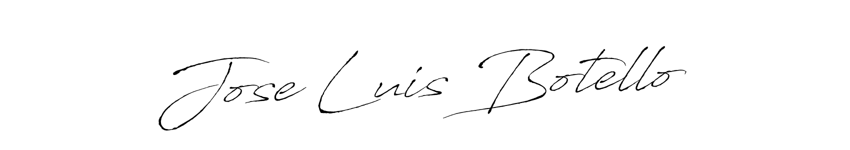 Jose Luis Botello stylish signature style. Best Handwritten Sign (Antro_Vectra) for my name. Handwritten Signature Collection Ideas for my name Jose Luis Botello. Jose Luis Botello signature style 6 images and pictures png