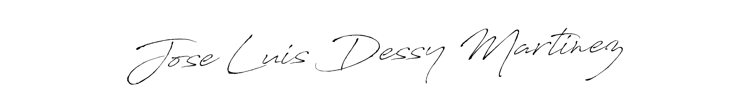 Make a beautiful signature design for name Jose Luis Dessy Martinez. With this signature (Antro_Vectra) style, you can create a handwritten signature for free. Jose Luis Dessy Martinez signature style 6 images and pictures png