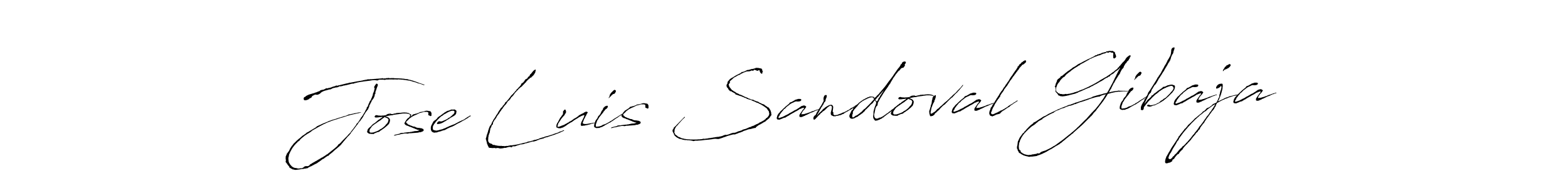 Make a beautiful signature design for name Jose Luis Sandoval Gibaja. With this signature (Antro_Vectra) style, you can create a handwritten signature for free. Jose Luis Sandoval Gibaja signature style 6 images and pictures png