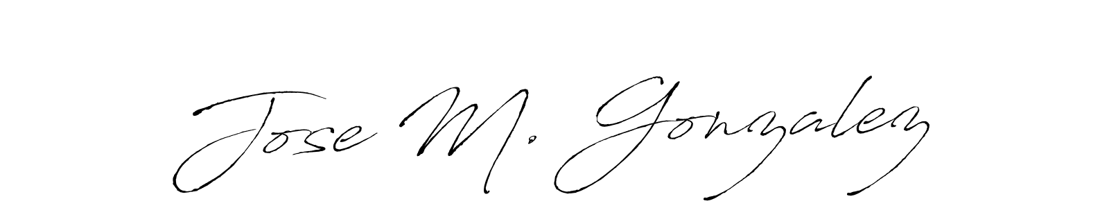 Make a short Jose M. Gonzalez signature style. Manage your documents anywhere anytime using Antro_Vectra. Create and add eSignatures, submit forms, share and send files easily. Jose M. Gonzalez signature style 6 images and pictures png