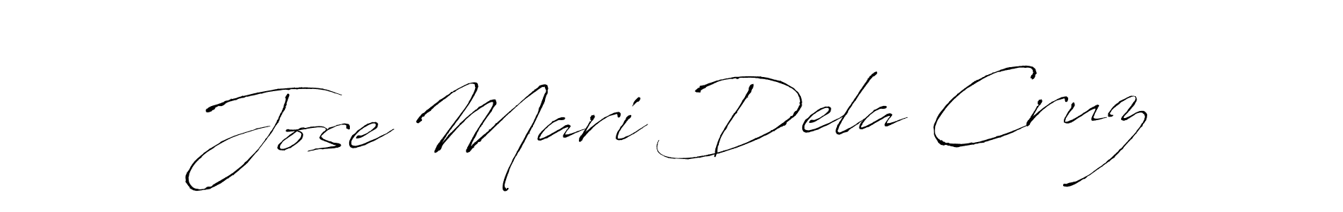 Jose Mari Dela Cruz stylish signature style. Best Handwritten Sign (Antro_Vectra) for my name. Handwritten Signature Collection Ideas for my name Jose Mari Dela Cruz. Jose Mari Dela Cruz signature style 6 images and pictures png