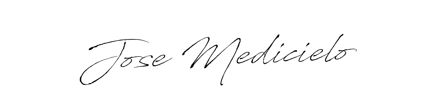 Design your own signature with our free online signature maker. With this signature software, you can create a handwritten (Antro_Vectra) signature for name Jose Medicielo. Jose Medicielo signature style 6 images and pictures png