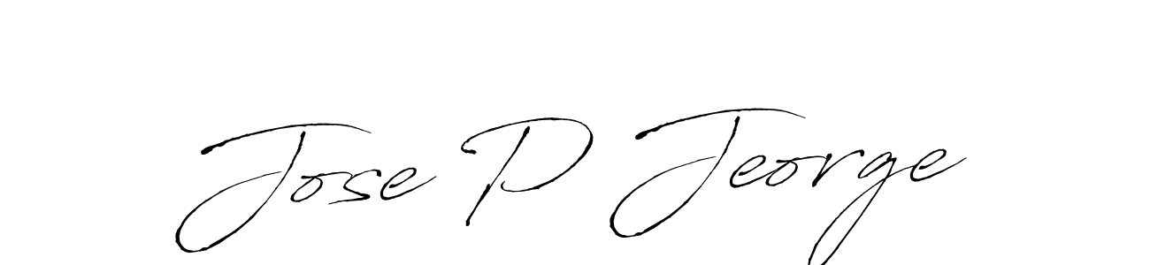 Also You can easily find your signature by using the search form. We will create Jose P Jeorge name handwritten signature images for you free of cost using Antro_Vectra sign style. Jose P Jeorge signature style 6 images and pictures png