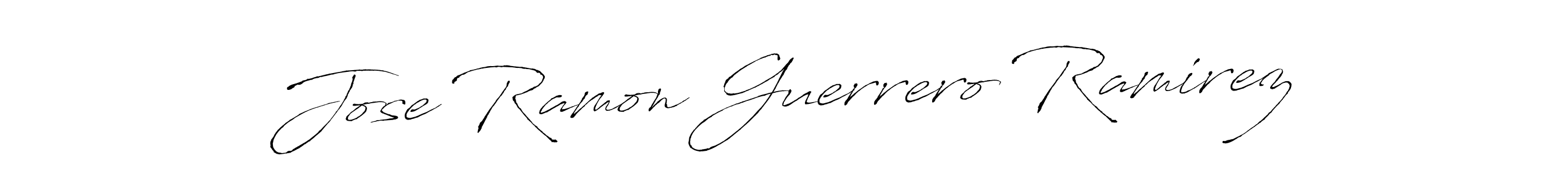 Make a beautiful signature design for name Jose Ramon Guerrero Ramirez. With this signature (Antro_Vectra) style, you can create a handwritten signature for free. Jose Ramon Guerrero Ramirez signature style 6 images and pictures png