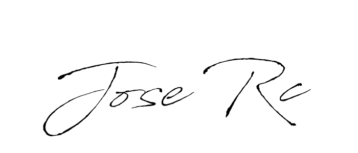 This is the best signature style for the Jose Rc name. Also you like these signature font (Antro_Vectra). Mix name signature. Jose Rc signature style 6 images and pictures png