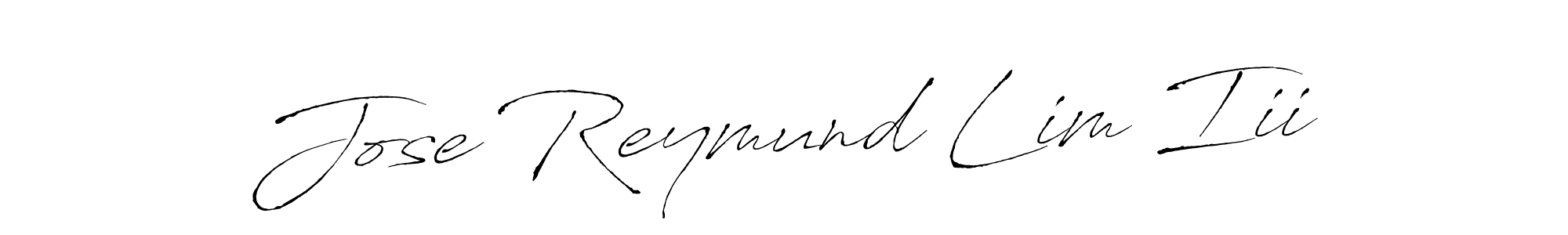 Also we have Jose Reymund Lim Iii name is the best signature style. Create professional handwritten signature collection using Antro_Vectra autograph style. Jose Reymund Lim Iii signature style 6 images and pictures png