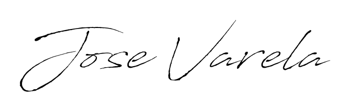 Give your name Jose Varela an exquisite flair with the Antro_Vectra script font. Ideal for contracts, resumes, and formal letterheads. Jose Varela signature style 6 images and pictures png