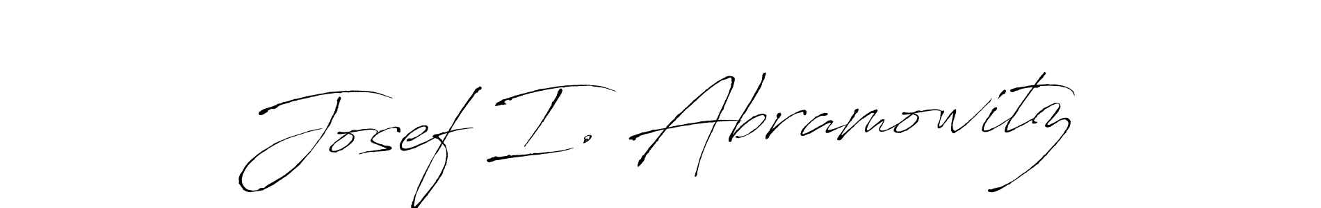 Also You can easily find your signature by using the search form. We will create Josef I. Abramowitz name handwritten signature images for you free of cost using Antro_Vectra sign style. Josef I. Abramowitz signature style 6 images and pictures png