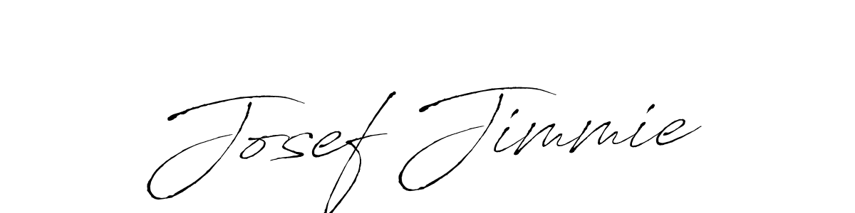 Make a beautiful signature design for name Josef Jimmie. With this signature (Antro_Vectra) style, you can create a handwritten signature for free. Josef Jimmie signature style 6 images and pictures png