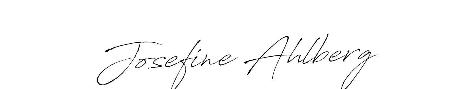 How to make Josefine Ahlberg signature? Antro_Vectra is a professional autograph style. Create handwritten signature for Josefine Ahlberg name. Josefine Ahlberg signature style 6 images and pictures png