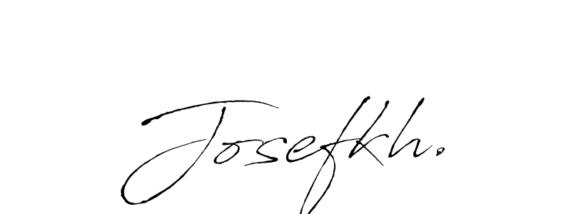 Design your own signature with our free online signature maker. With this signature software, you can create a handwritten (Antro_Vectra) signature for name Josefkh.. Josefkh. signature style 6 images and pictures png