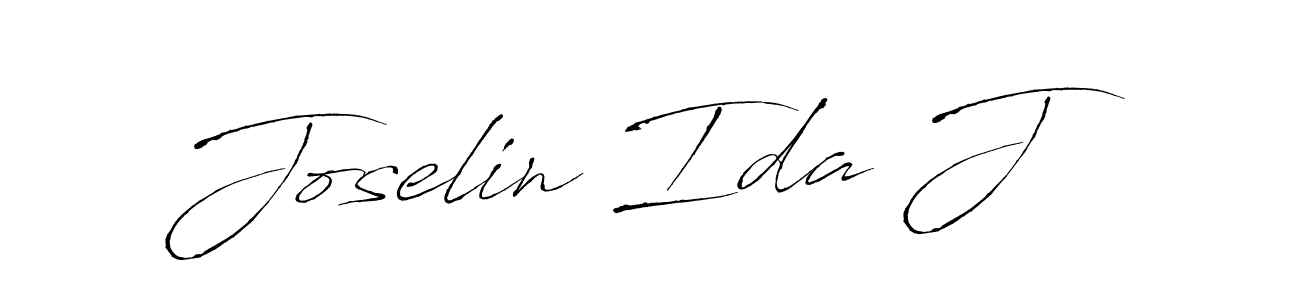 How to make Joselin Ida J signature? Antro_Vectra is a professional autograph style. Create handwritten signature for Joselin Ida J name. Joselin Ida J signature style 6 images and pictures png