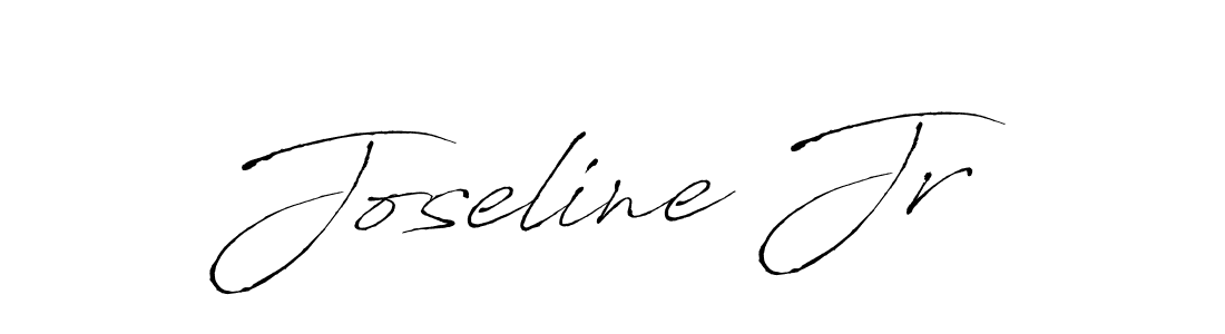 How to make Joseline Jr name signature. Use Antro_Vectra style for creating short signs online. This is the latest handwritten sign. Joseline Jr signature style 6 images and pictures png