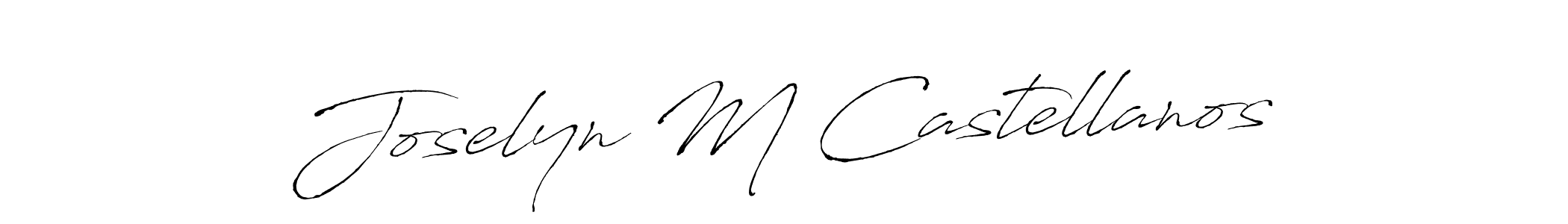 if you are searching for the best signature style for your name Joselyn M Castellanos. so please give up your signature search. here we have designed multiple signature styles  using Antro_Vectra. Joselyn M Castellanos signature style 6 images and pictures png