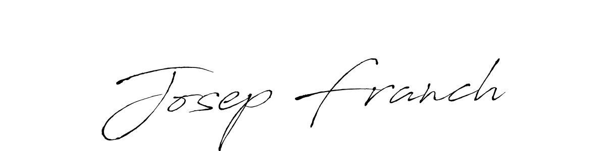 Use a signature maker to create a handwritten signature online. With this signature software, you can design (Antro_Vectra) your own signature for name Josep Franch. Josep Franch signature style 6 images and pictures png