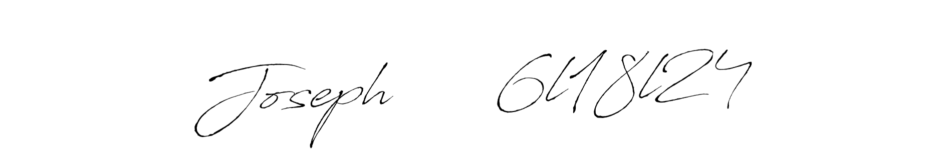 It looks lik you need a new signature style for name Joseph      6l18l24. Design unique handwritten (Antro_Vectra) signature with our free signature maker in just a few clicks. Joseph      6l18l24 signature style 6 images and pictures png