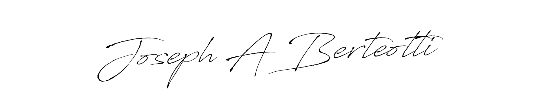 Antro_Vectra is a professional signature style that is perfect for those who want to add a touch of class to their signature. It is also a great choice for those who want to make their signature more unique. Get Joseph A Berteotti name to fancy signature for free. Joseph A Berteotti signature style 6 images and pictures png