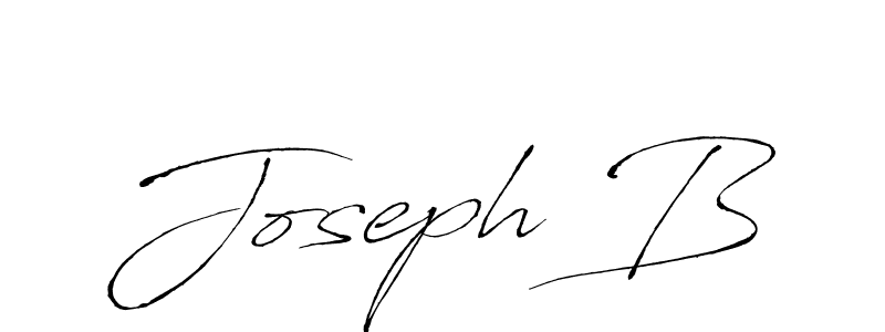 Create a beautiful signature design for name Joseph B. With this signature (Antro_Vectra) fonts, you can make a handwritten signature for free. Joseph B signature style 6 images and pictures png