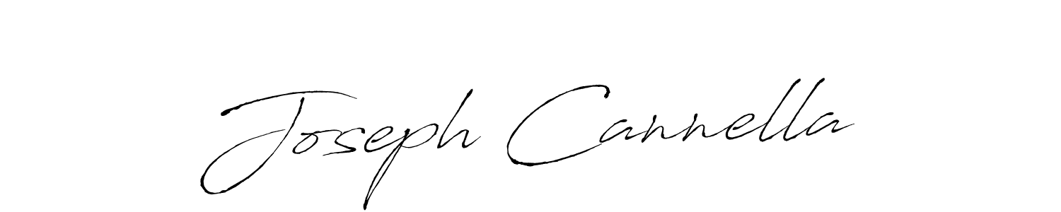 Joseph Cannella stylish signature style. Best Handwritten Sign (Antro_Vectra) for my name. Handwritten Signature Collection Ideas for my name Joseph Cannella. Joseph Cannella signature style 6 images and pictures png