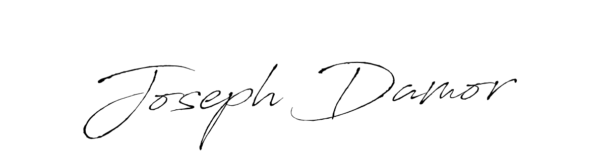 Make a beautiful signature design for name Joseph Damor. With this signature (Antro_Vectra) style, you can create a handwritten signature for free. Joseph Damor signature style 6 images and pictures png