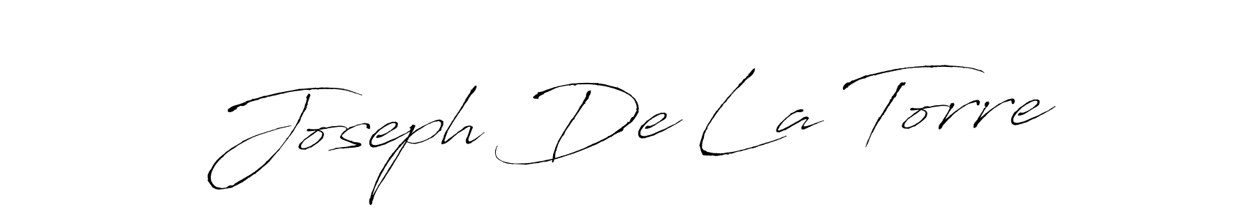 How to make Joseph De La Torre signature? Antro_Vectra is a professional autograph style. Create handwritten signature for Joseph De La Torre name. Joseph De La Torre signature style 6 images and pictures png