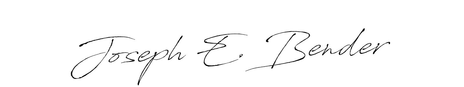 You should practise on your own different ways (Antro_Vectra) to write your name (Joseph E. Bender) in signature. don't let someone else do it for you. Joseph E. Bender signature style 6 images and pictures png