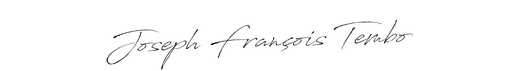 Design your own signature with our free online signature maker. With this signature software, you can create a handwritten (Antro_Vectra) signature for name Joseph François Tembo. Joseph François Tembo signature style 6 images and pictures png