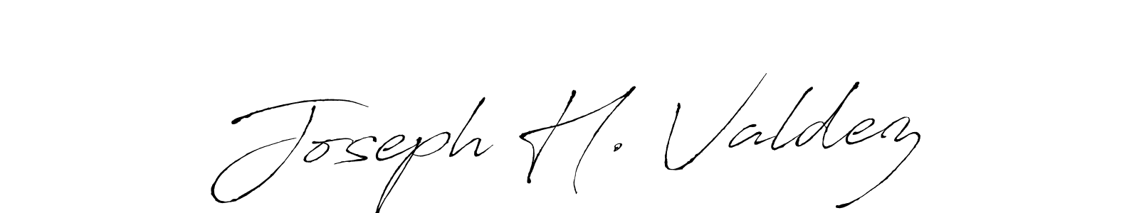 Joseph H. Valdez stylish signature style. Best Handwritten Sign (Antro_Vectra) for my name. Handwritten Signature Collection Ideas for my name Joseph H. Valdez. Joseph H. Valdez signature style 6 images and pictures png