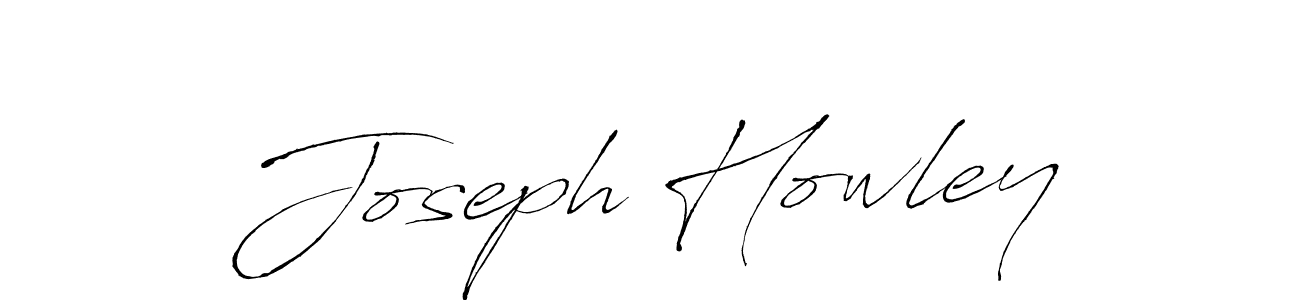 Joseph Howley stylish signature style. Best Handwritten Sign (Antro_Vectra) for my name. Handwritten Signature Collection Ideas for my name Joseph Howley. Joseph Howley signature style 6 images and pictures png