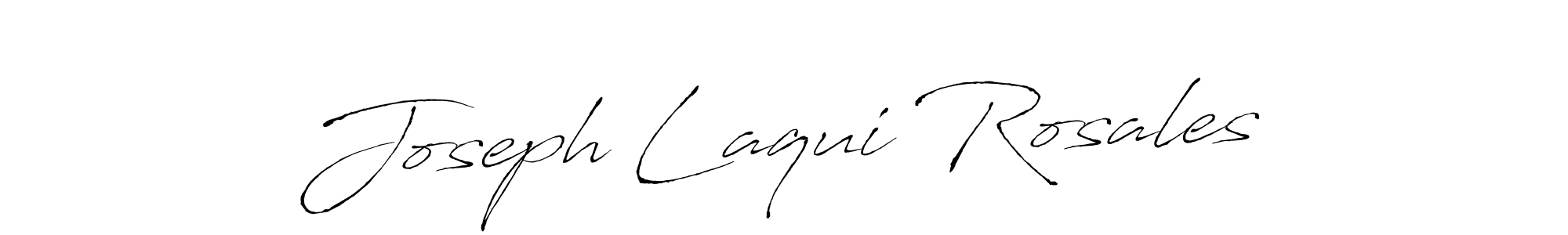Design your own signature with our free online signature maker. With this signature software, you can create a handwritten (Antro_Vectra) signature for name Joseph Laqui Rosales. Joseph Laqui Rosales signature style 6 images and pictures png