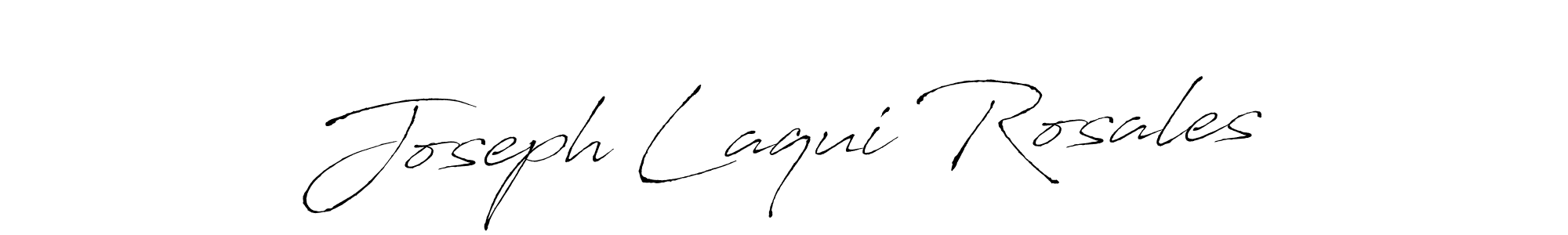 Design your own signature with our free online signature maker. With this signature software, you can create a handwritten (Antro_Vectra) signature for name Joseph Laqui Rosales. Joseph Laqui Rosales signature style 6 images and pictures png