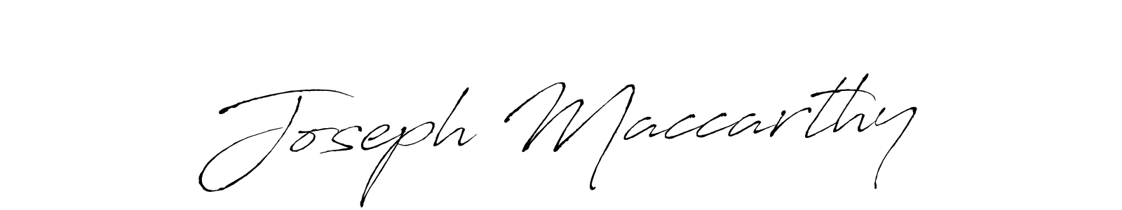 Create a beautiful signature design for name Joseph Maccarthy. With this signature (Antro_Vectra) fonts, you can make a handwritten signature for free. Joseph Maccarthy signature style 6 images and pictures png