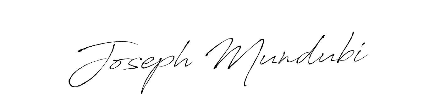 Joseph Mundubi stylish signature style. Best Handwritten Sign (Antro_Vectra) for my name. Handwritten Signature Collection Ideas for my name Joseph Mundubi. Joseph Mundubi signature style 6 images and pictures png