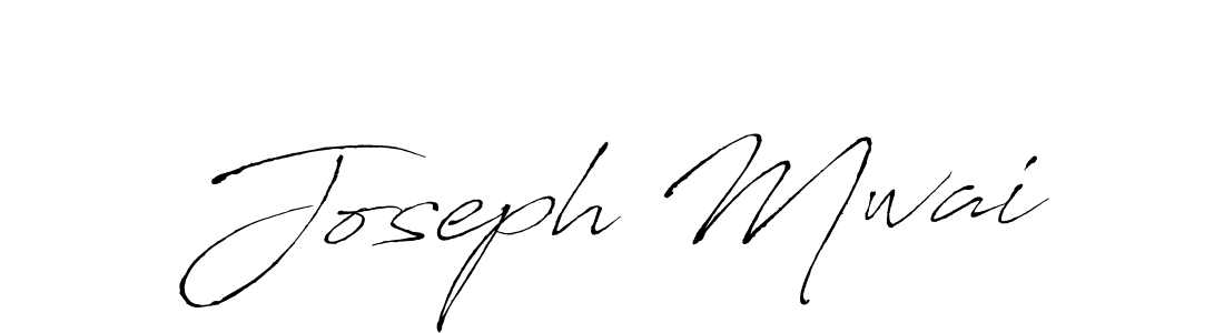 Design your own signature with our free online signature maker. With this signature software, you can create a handwritten (Antro_Vectra) signature for name Joseph Mwai. Joseph Mwai signature style 6 images and pictures png