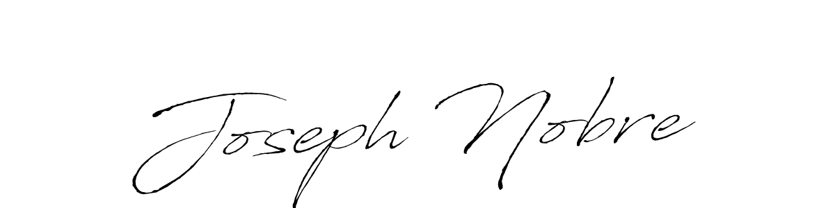 Design your own signature with our free online signature maker. With this signature software, you can create a handwritten (Antro_Vectra) signature for name Joseph Nobre. Joseph Nobre signature style 6 images and pictures png