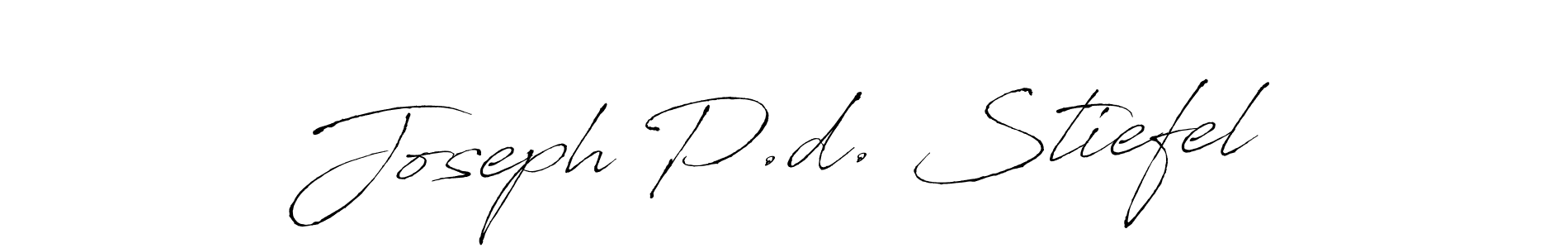 Joseph P.d. Stiefel stylish signature style. Best Handwritten Sign (Antro_Vectra) for my name. Handwritten Signature Collection Ideas for my name Joseph P.d. Stiefel. Joseph P.d. Stiefel signature style 6 images and pictures png