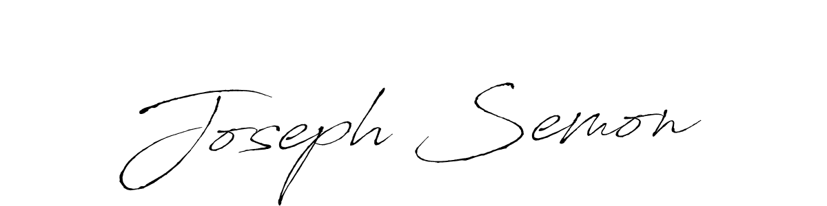 if you are searching for the best signature style for your name Joseph Semon. so please give up your signature search. here we have designed multiple signature styles  using Antro_Vectra. Joseph Semon signature style 6 images and pictures png