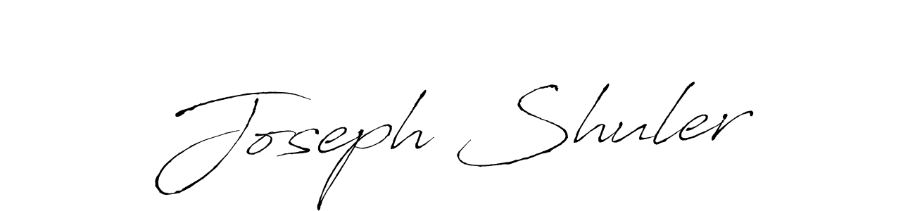 Design your own signature with our free online signature maker. With this signature software, you can create a handwritten (Antro_Vectra) signature for name Joseph Shuler. Joseph Shuler signature style 6 images and pictures png