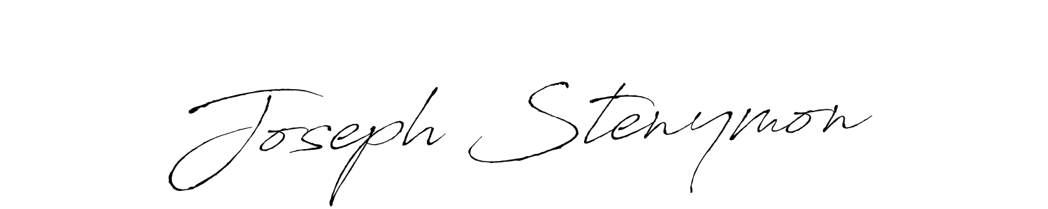 Use a signature maker to create a handwritten signature online. With this signature software, you can design (Antro_Vectra) your own signature for name Joseph Stenymon. Joseph Stenymon signature style 6 images and pictures png