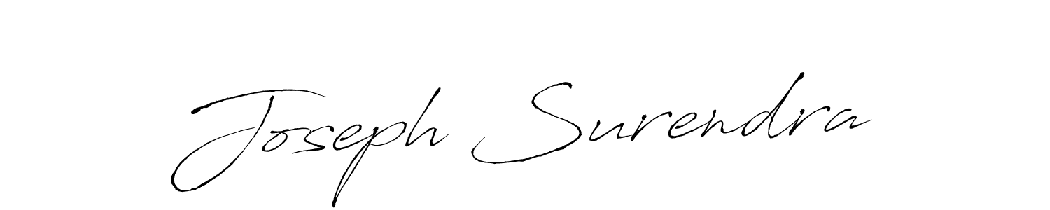 Also we have Joseph Surendra name is the best signature style. Create professional handwritten signature collection using Antro_Vectra autograph style. Joseph Surendra signature style 6 images and pictures png