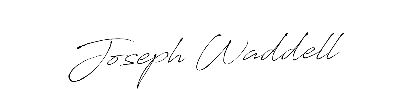 Joseph Waddell stylish signature style. Best Handwritten Sign (Antro_Vectra) for my name. Handwritten Signature Collection Ideas for my name Joseph Waddell. Joseph Waddell signature style 6 images and pictures png