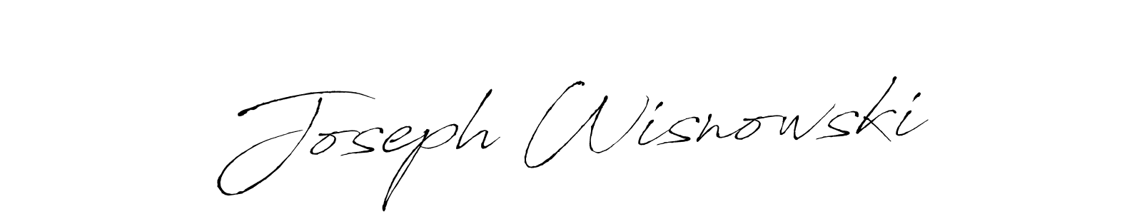 Use a signature maker to create a handwritten signature online. With this signature software, you can design (Antro_Vectra) your own signature for name Joseph Wisnowski. Joseph Wisnowski signature style 6 images and pictures png