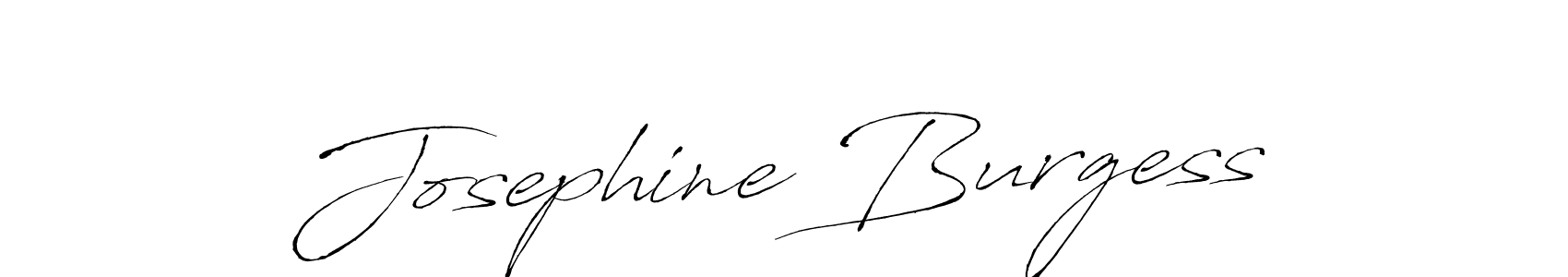 How to make Josephine Burgess name signature. Use Antro_Vectra style for creating short signs online. This is the latest handwritten sign. Josephine Burgess signature style 6 images and pictures png